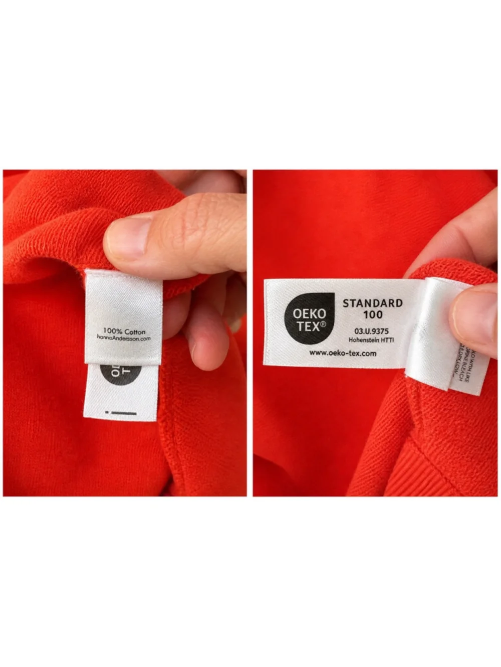 Hanna Andersson Orange Zip Hoodie‎ Kids 150 / US 12 Boys Girls Unisex Cotton
